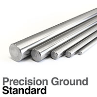 Precision Ground (Standard) Stainless Steel Rods Precision Ground (Standard) Stainless Steel Rods